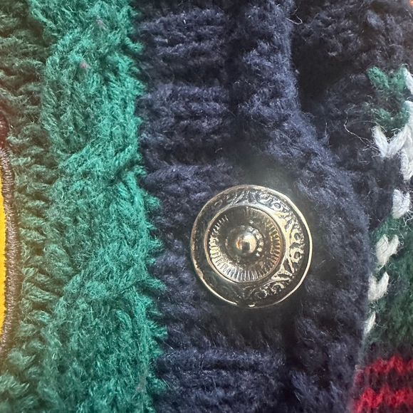 Vintage Disney Winnie The Pooh Knit Cardigan Sweater Large - Picture 5 of 9